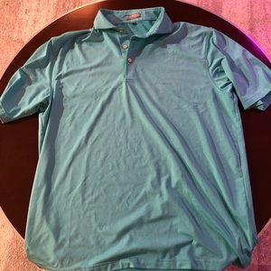 Peter Millar Summer Comfort Aqua Polo.